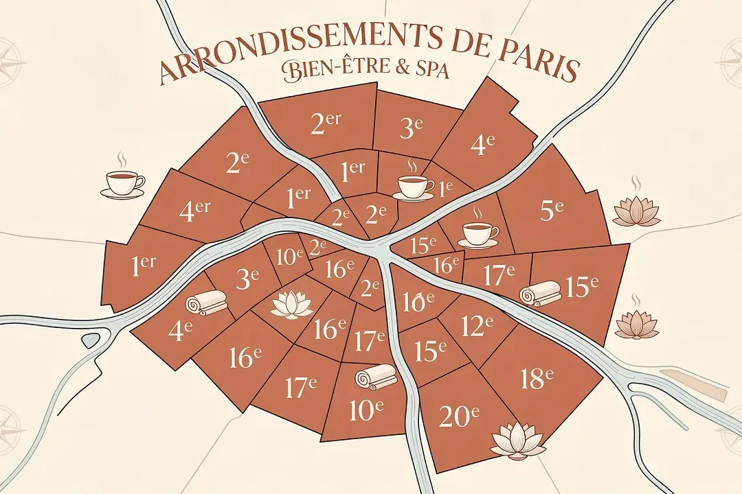 Top 20 des instituts de massage à Paris par quartier en 2026 : le guide complet