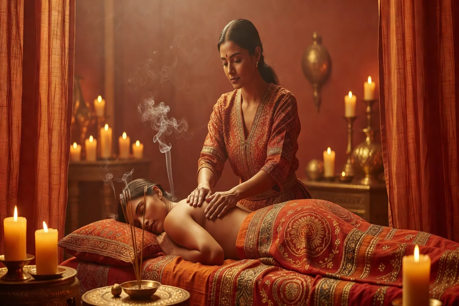 Massage Cachemirien : la tradition shivaïste de la sensorialité