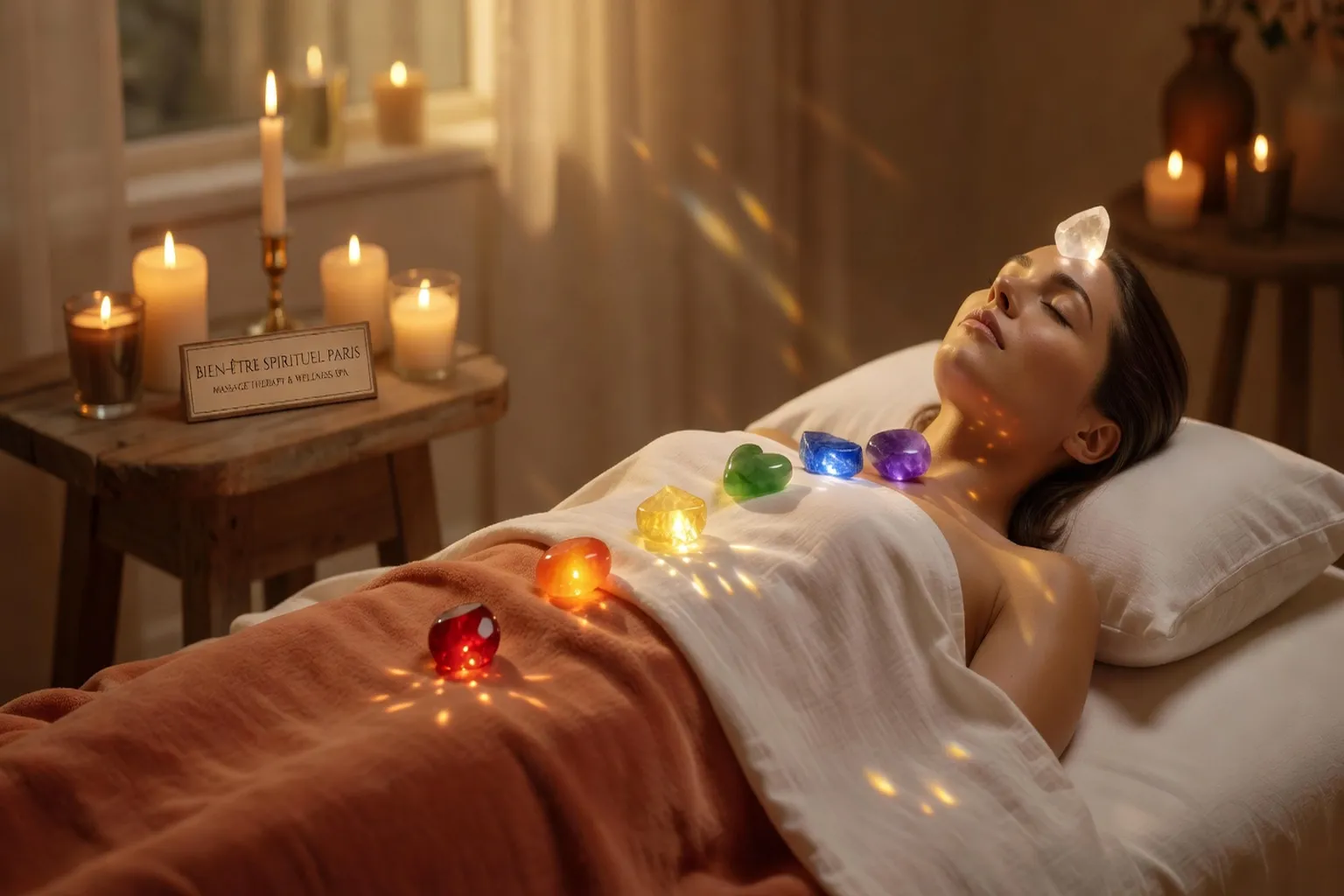 Massage Énergétique et Chakras à Paris : guide des soins vibratoires